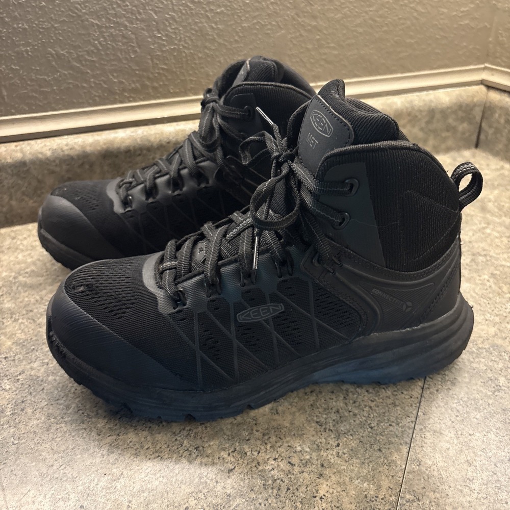 Keen MET MT EH Boots Black Work Boot Men's Size 8.5W ASTM F2413-18 F3445-21 - Picture 13 of 13